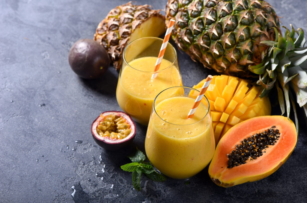 pineapple papaya smoothie